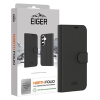 Eiger Husa North Folio Case Samsung Galaxy S25 Black