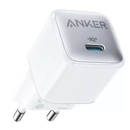 Anker Network Charger 20W, 512 Nano 3, 3A, 1 x USB-C, PowerIQ 3.0, White