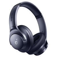 Anker Casti Wireless Bluetooth Over-Ear Soundcore Life Q20i, Hybrid Active Noise Cancelling, Big Bass, Transparenzmodus, Blau