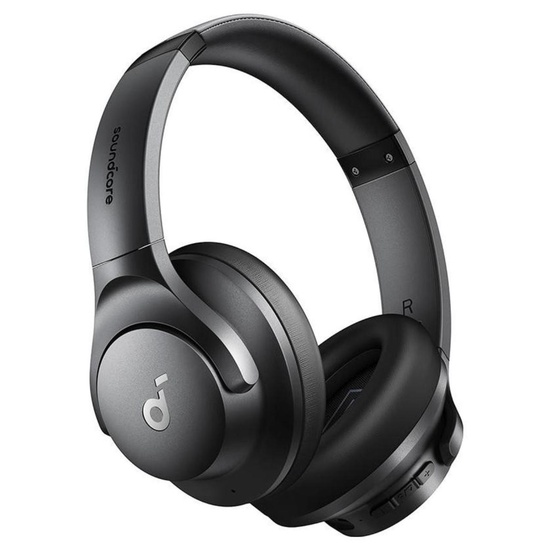 Anker Casti Wireless Bluetooth Over-Ear Soundcore Life Q20i, Hybrid Active Noise Cancelling, Big Bass, Transparenzmodus, Schwarz