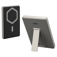 UAG Slim Magnetic externer Akku 5.000 mAh, 20 W, Typ-C-Kabel, kabellos, mit Ständer, Titan