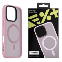 Next One Case Mist Shield iPhone 16 Pro, MagSafe, Pink