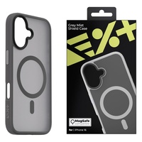 Next One Mist Shield iPhone 16 Hülle, MagSafe, Grau