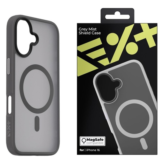 Next One Mist Shield iPhone 16 Hülle, MagSafe, Grau