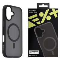 Next One Mist Shield iPhone 16 Hülle, MagSafe, Schwarz