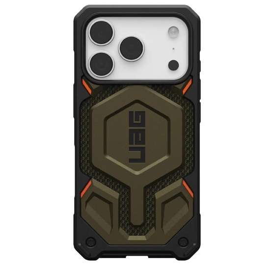 Funda UAG Monarch Pro para iPhone 17 Pro Max con Kevlar Element Verde