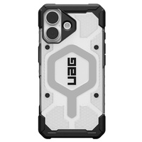 Funda UAG Pathfinder transparente MagSafe para iPhone 17, color plata hielo