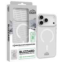 Eiger Husa Blizzard Magsafe GRS iPhone 17 Pro Alb