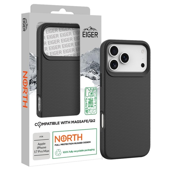 Eiger Husa North Magsafe GRS iPhone 17 Pro Max Negro