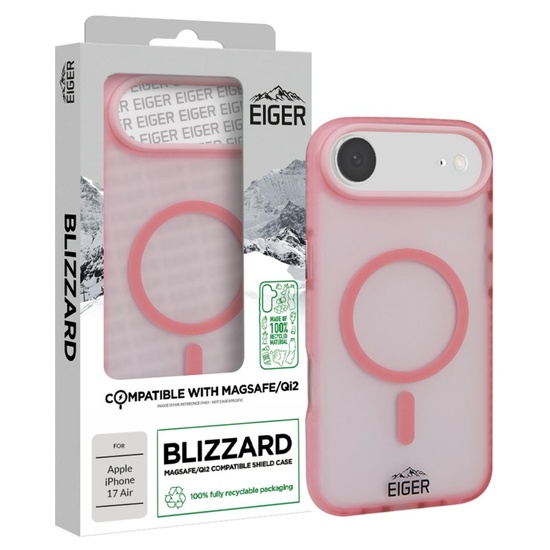 Funda Eiger Blizzard Magsafe GRS para iPhone Air, color rosa