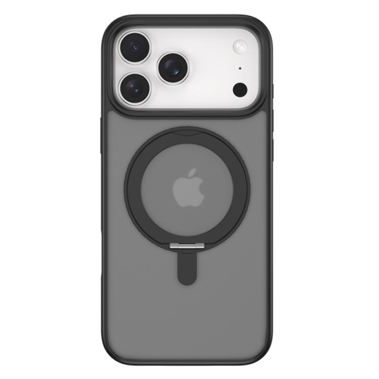Funda Devia Eleguard Series Magnética a Prueba de Golpes para iPhone 17 Pro Max Negra, con soporte giratorio de 360 ​​grados