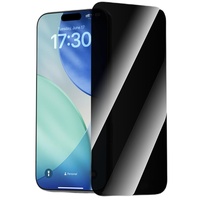 Película de vidrio de privacidad premium Devia con aplicador incluido Serie Van, pantalla completa, iPhone 17