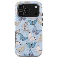 Funda Burga Husa de doble capa Magsafe Give Me Butterflies para iPhone 17 Pro