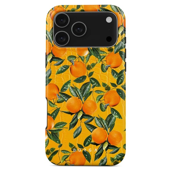 Funda Burga de doble capa Magsafe Naranja Limonada para iPhone 17 Pro Max