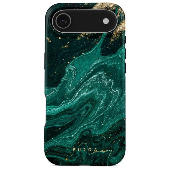 Funda Burga Husa de doble capa Magsafe Emerald Pool para iPhone Air