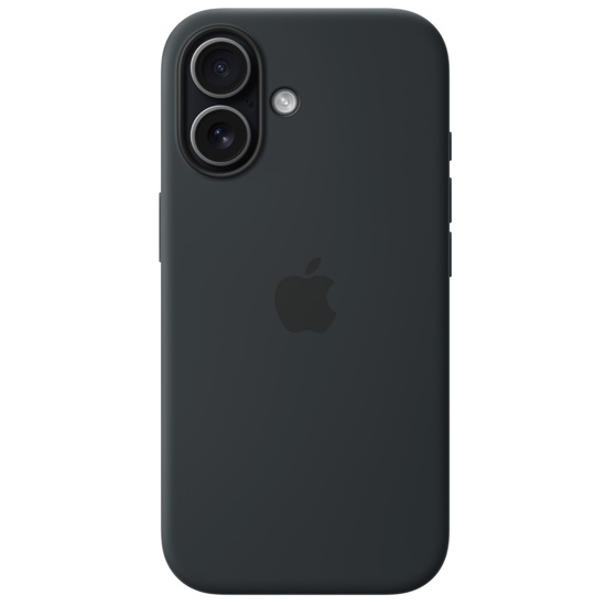 Originele Apple siliconenhoes MagSafe iPhone 17 zwart