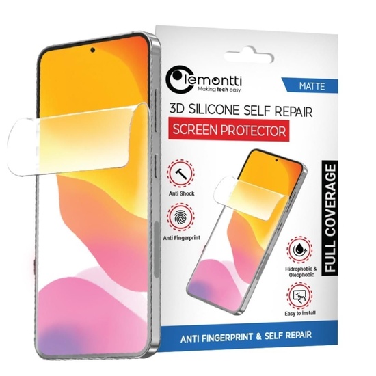 Lemontti Folie Silicone 3D Self-Repair Matte iPhone 17 Pro