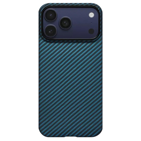 Pitaka Case MagEZ 7 Pro 600D Ultra-Slim Aramid Magsafe iPhone 17 Pro Zwart / Blauw