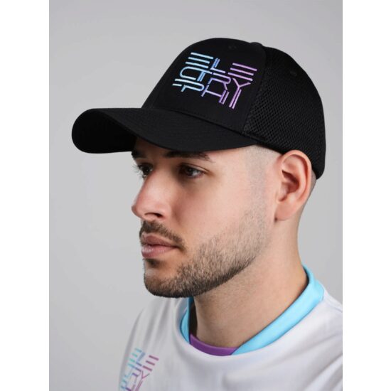 Sapcă unisex ELECTRYPHY, logo lateral, Neagra S-M