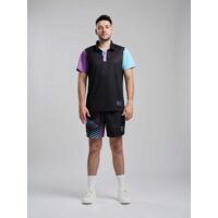 Tricou polo bărbați ELECTRYPHY Elevate Negru XL
