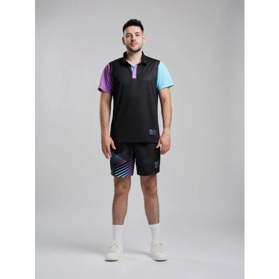 Tricou polo bărbați ELECTRYPHY Elevate Negru XL