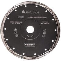 Disco diamantato turbo sottile, piastre in ceramica, taglio a secco e a umido, 200 mm/25,4 mm, Esclusiva Richmann