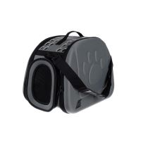 Borsa trasporto cane/gatto, schiuma EVA, grigia, max 6 kg, 43x27x32 cm