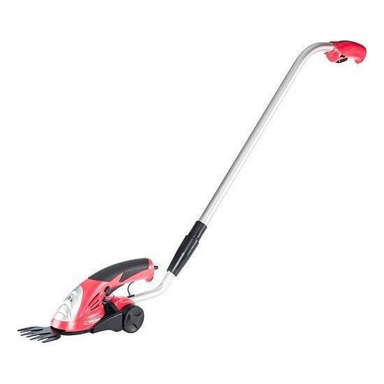 Forbici elettriche per taglio erba e siepi, con batteria da 1,3 Ah, caricabatterie Li-ion 7,2V, manico telescopico, Worcraft