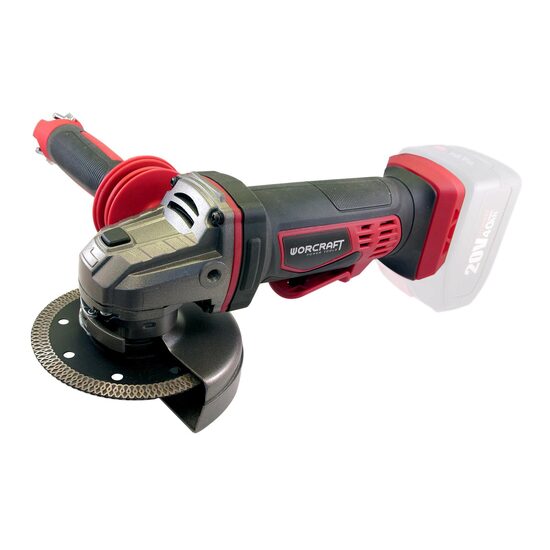 Smerigliatrice angolare flessibile, ioni di litio 20 V (batteria non inclusa), 115 mm, Warcraft
