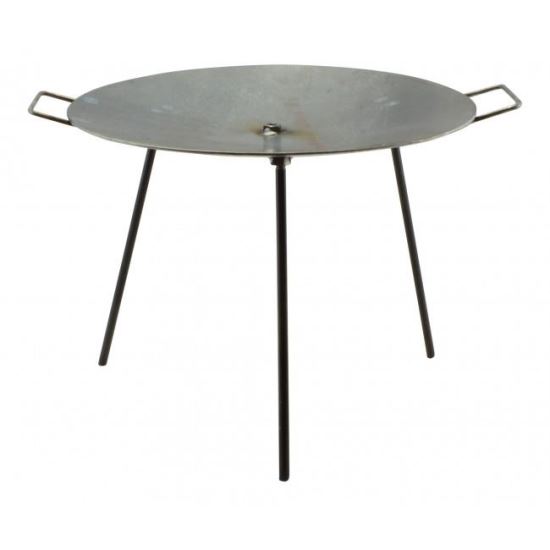 Disco per griglia, in metallo, con gambe e gancio, 60x32 cm, Perfect Home