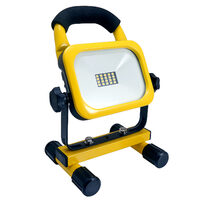 Proiettore da lavoro, LED SMD, con batteria e maniglia, 10 W, 800 lm, IP54, Strend Pro