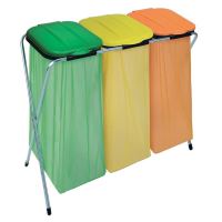 Supporto per 3 sacchi spazzatura 96x42x78 cm ECOFIX, Strend Pro