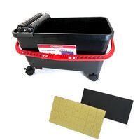 Emmerset voor het aanbrengen en wassen van voegkit, 2 x slush, 20 L