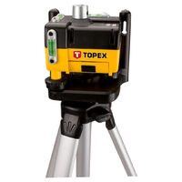 Livella laser, testa rotante, con treppiede, 30 m, Topex