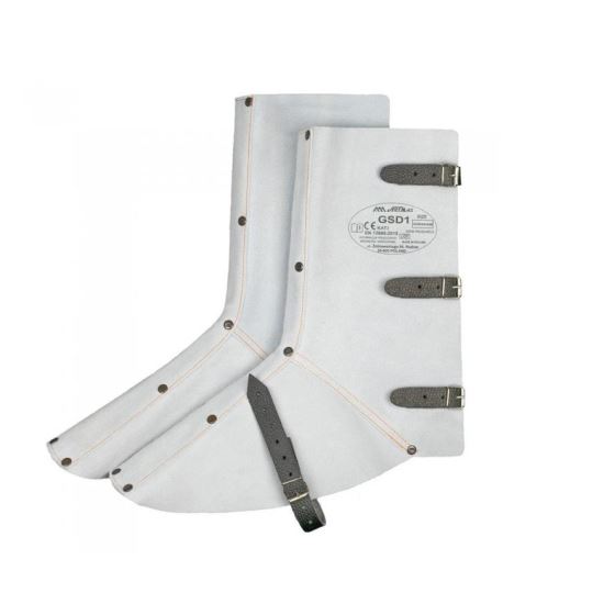 Schutzstiefel, Leder, naturfarben, Universalgröße