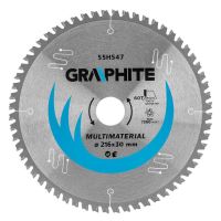Vidia ronde schijf, multi-materiaal, 60 tanden, 216 mm, grafiet