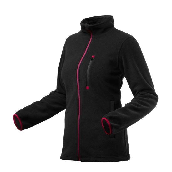 Fleecejacke für Damen, Modell Woman Line, schwarz, Größe XL/42, NEO