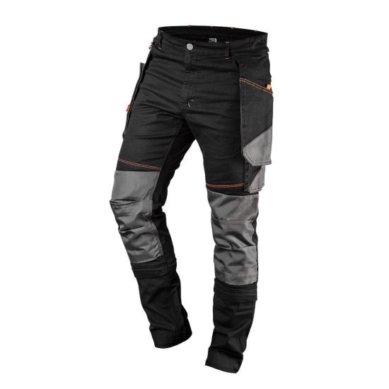 Slim-Fit-Arbeitshose, abnehmbare Taschen, HD-Modell, Größe XS/46, NEO