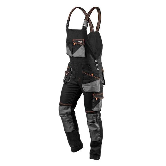 Arbeitshose mit Latz, Overall, Slim Fit, HD-Modell, Größe L/52, NEO