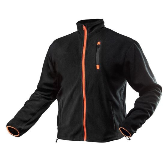 Werkjas, fleece, Outdoor model, zwart, maat M/50, NEO