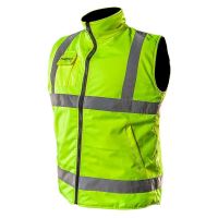 Arbeitsweste mit 2 Seiten, reflektierend, gelb, Modell Visibility, Größe L/52, NEO