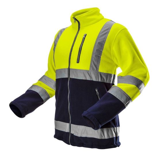 Arbeitsjacke, reflektierend, Fleece, gelb, Visibility-Modell, Größe M/50, NEO