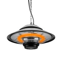 Stufa per terrazza, infrarossi, soffitto, 1500 W, telecomando, interno/esterno, IP44, NEO