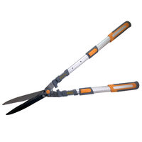 Cesoie per siepi e arbusti, tipo bypass, lama in teflon, manico telescopico 71-83 cm, Richmann Exclusive