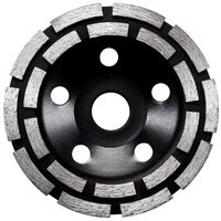 Disco diamantato a doppio segmento, cemento, levigatura a secco, 125 mm/22,23 mm, Esclusiva Richmann