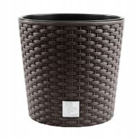 Vaso da fiori decorativo, rotondo, marrone, 40x37,5 cm, Rato Round