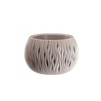 Vaso da fiori decorativo, rotondo, marrone, 20,75 L, 47,8x30 cm, Sandy Bowl