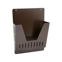 Cestino/scatola pubblicitaria per giornali, taglio profondo, rame, formato A4, 23x9x32 cm, Damech