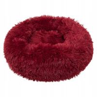 Cuccia morbida per cani/gatti, rossa, 80 cm