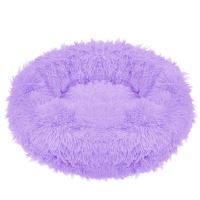Cuccia morbida per cani/gatti, viola, 90 cm